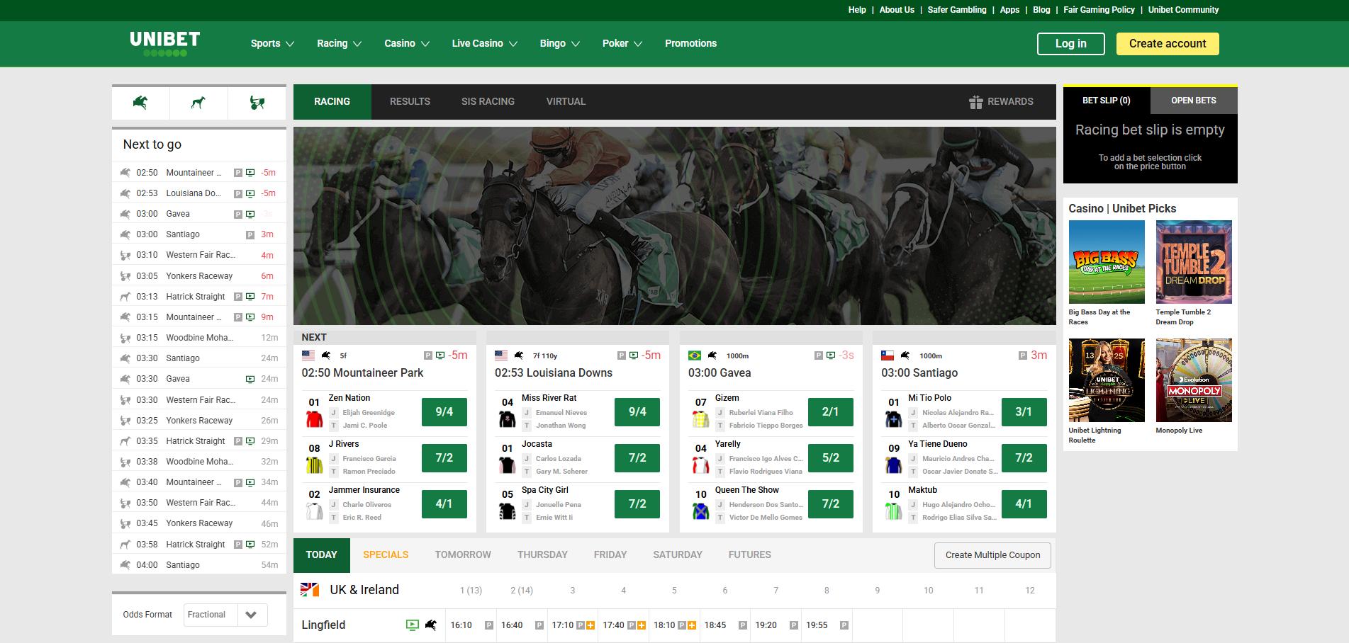 Unibet screenshot 5