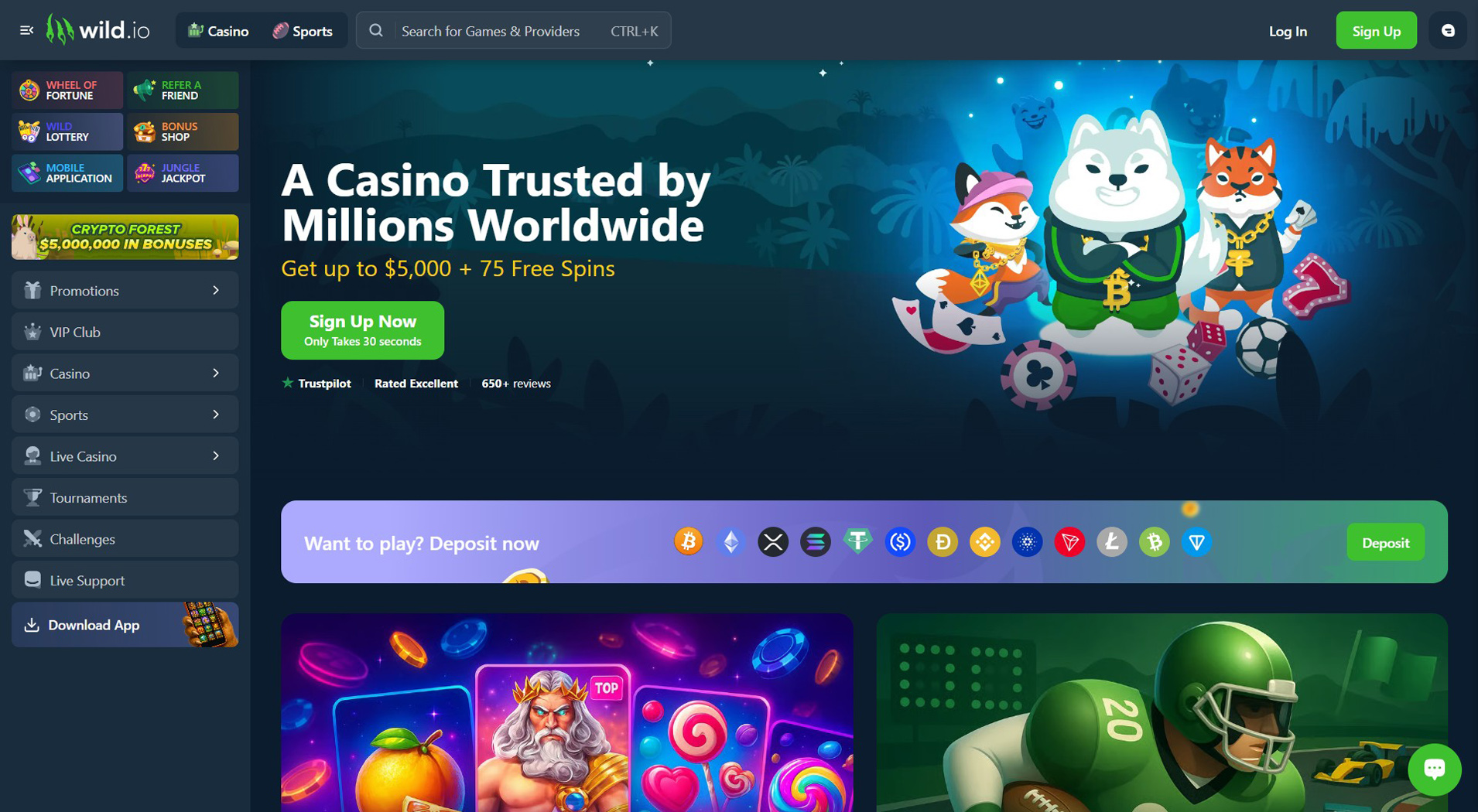 9. Wild.io – Configuration facile d'un casino en ligne